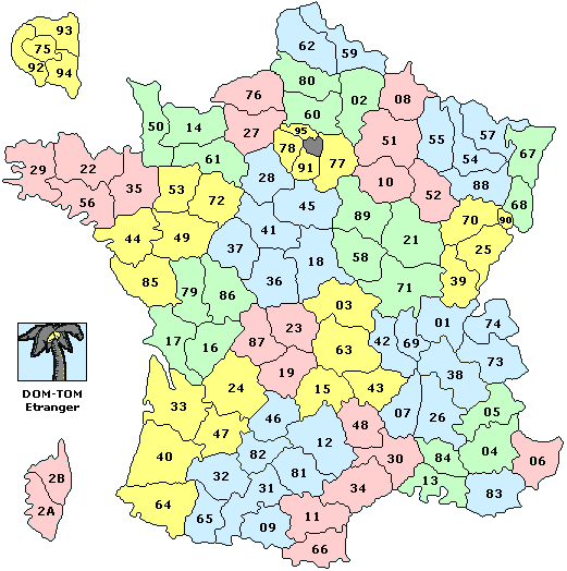 Carte de France